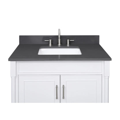 Ural Grey Quartz Vanity Top