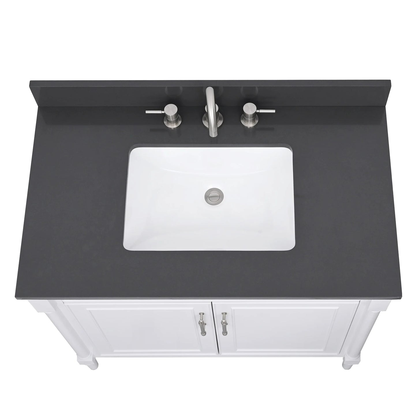 Ural Grey Quartz Vanity Top