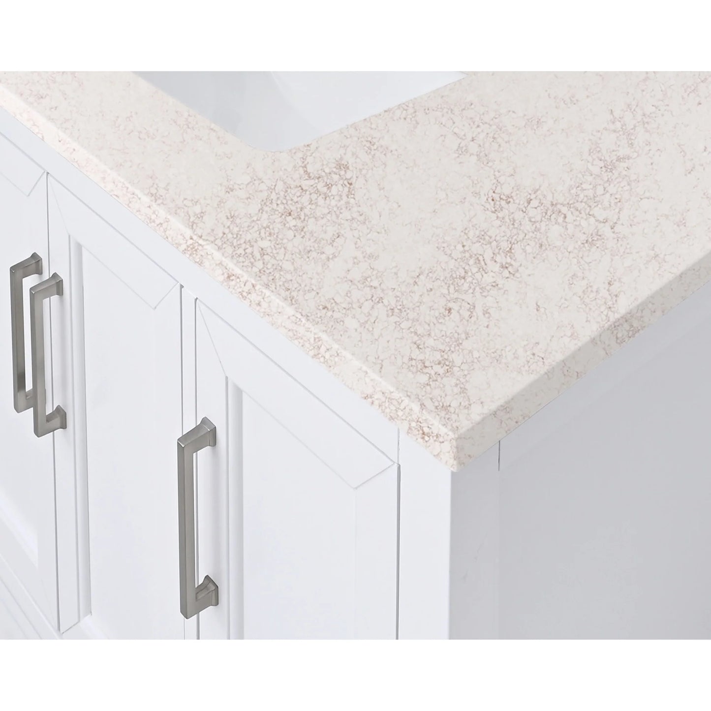 Alluring Beige Quartz Vanity Top