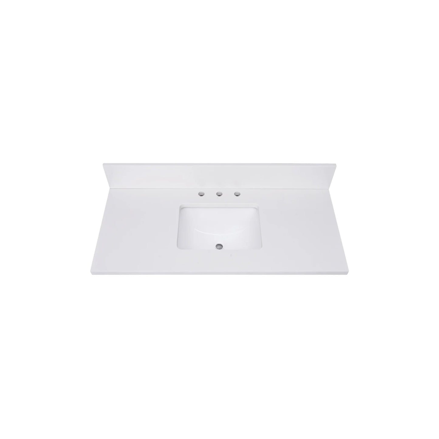 Everest White Quartz Vanity Top