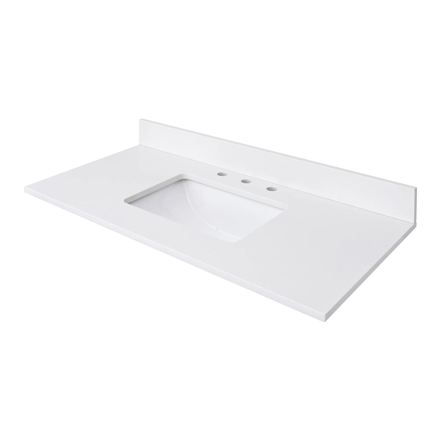 Everest White Quartz Vanity Top