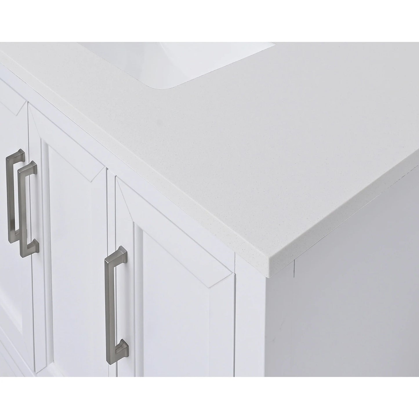 Everest White Quartz Vanity Top