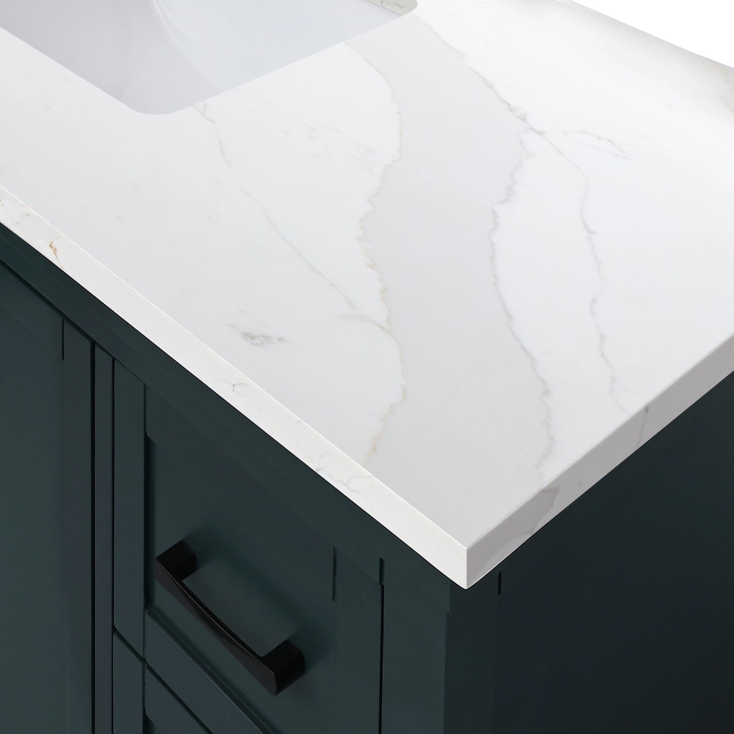 Calacatta White Quartz Vanity Top