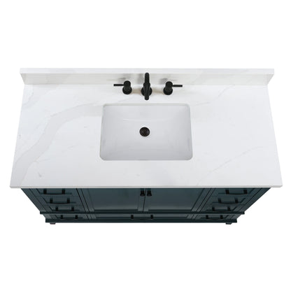 Calacatta White Quartz Vanity Top