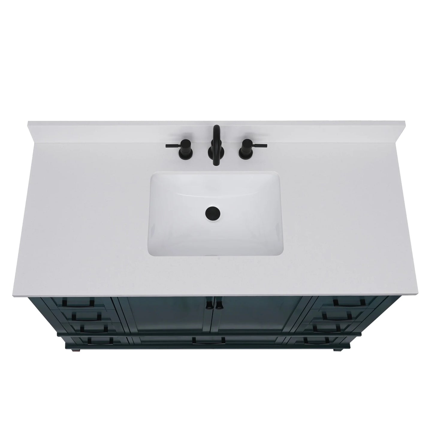 Everest White Quartz Vanity Top