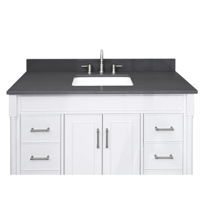 Ural Grey Quartz Vanity Top