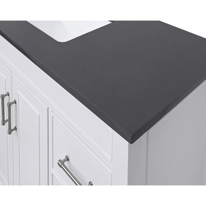 Ural Grey Quartz Vanity Top