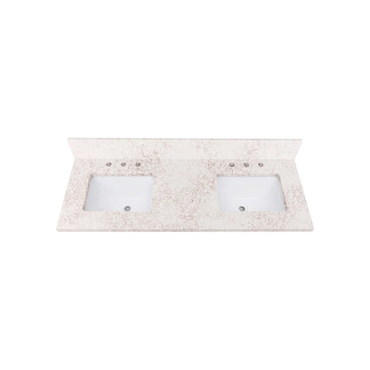 Alluring Beige Quartz Vanity Top