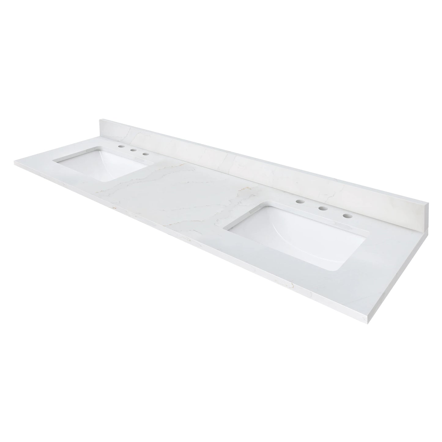 Calacatta White Quartz Vanity Top