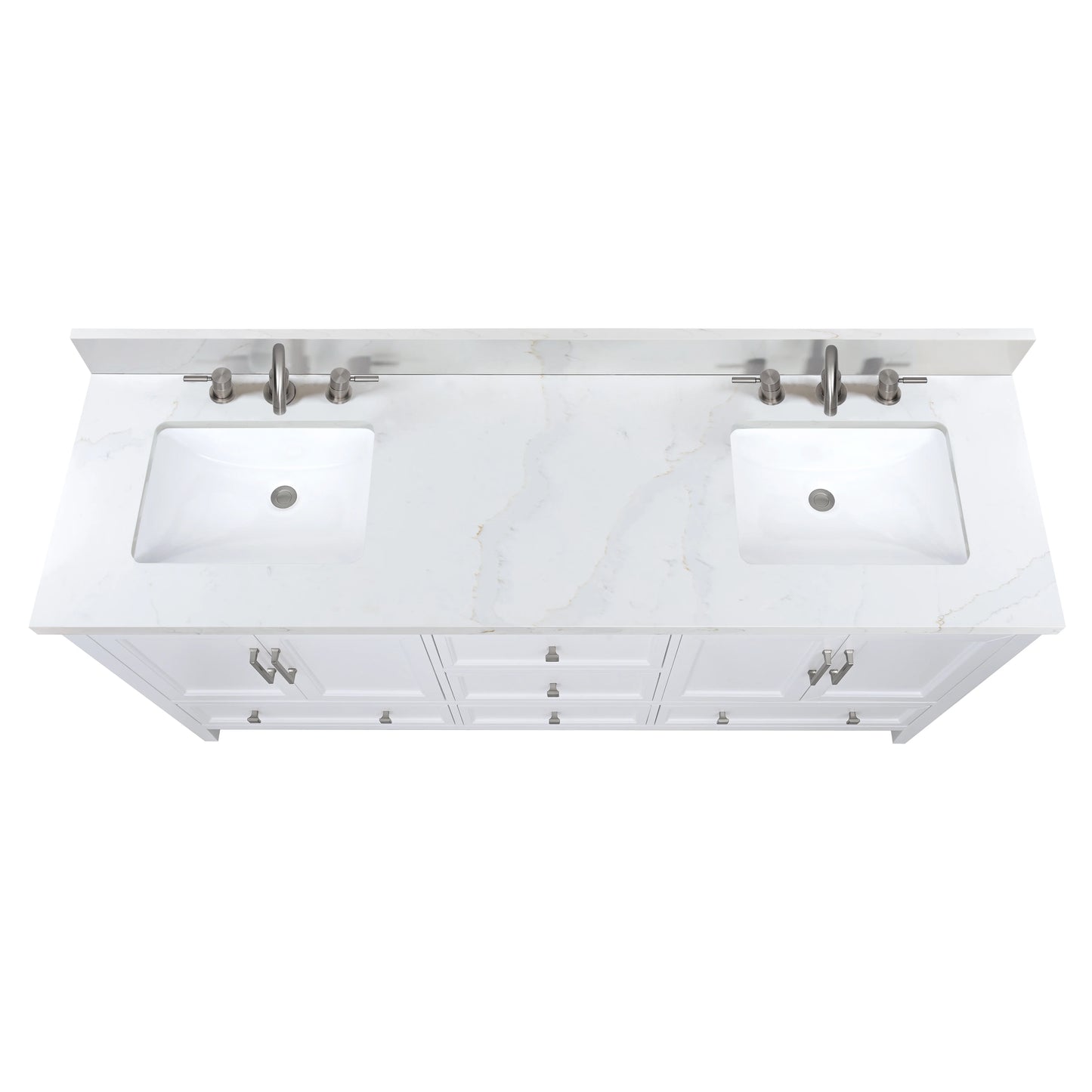 Calacatta White Quartz Vanity Top