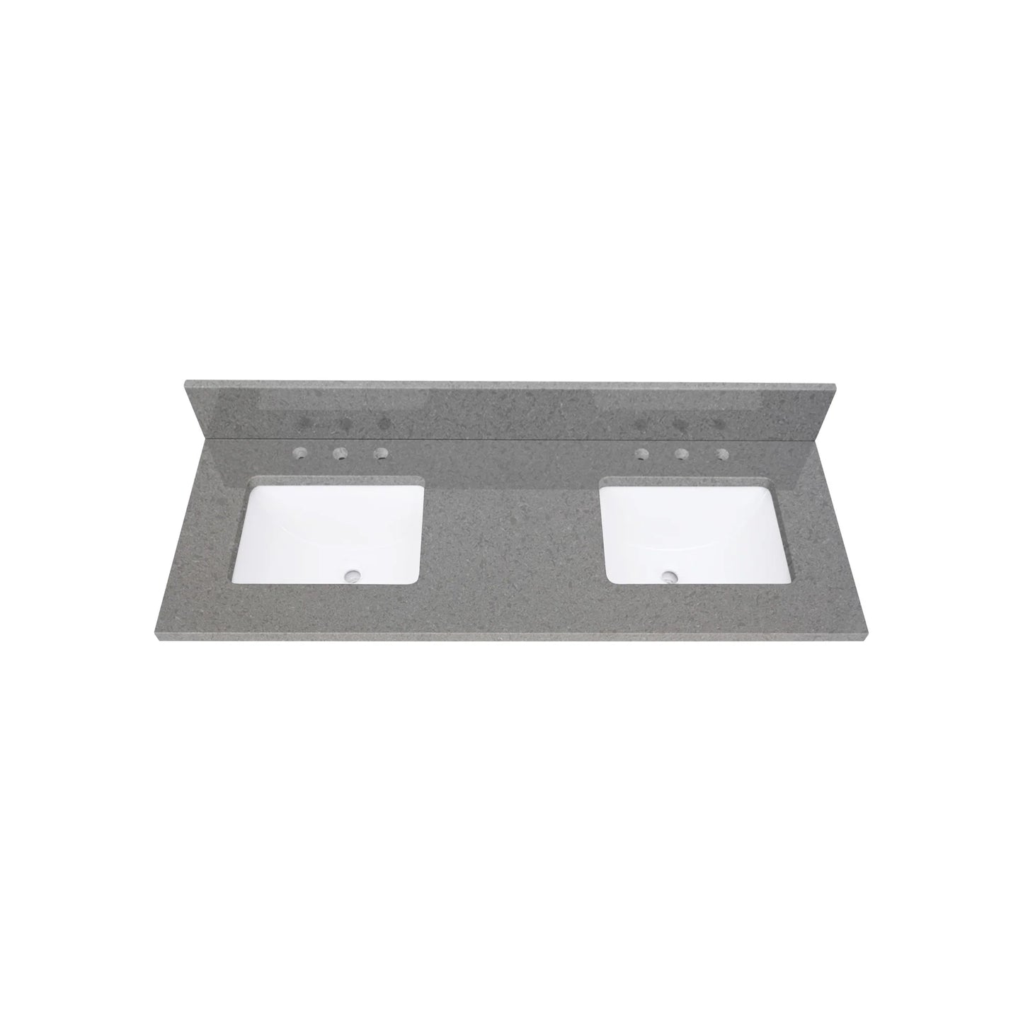 Contrail Matte Grey Quartz Vanity Top