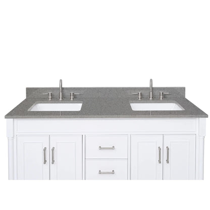 Contrail Matte Grey Quartz Vanity Top