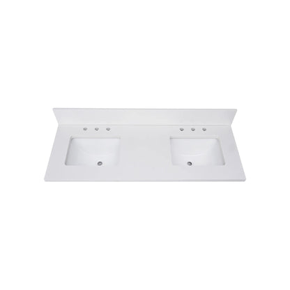 Everest White Quartz Vanity Top