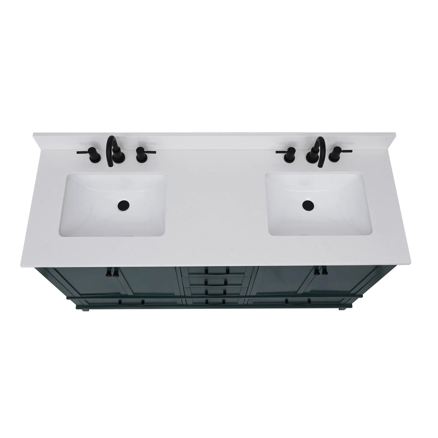 Everest White Quartz Vanity Top