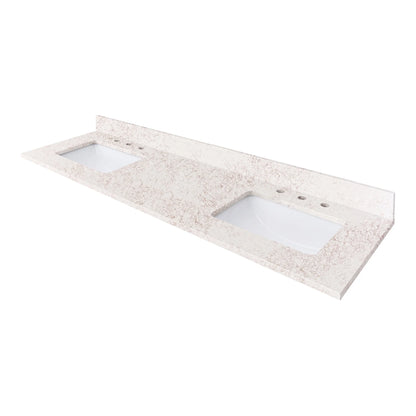 Alluring Beige Quartz Vanity Top