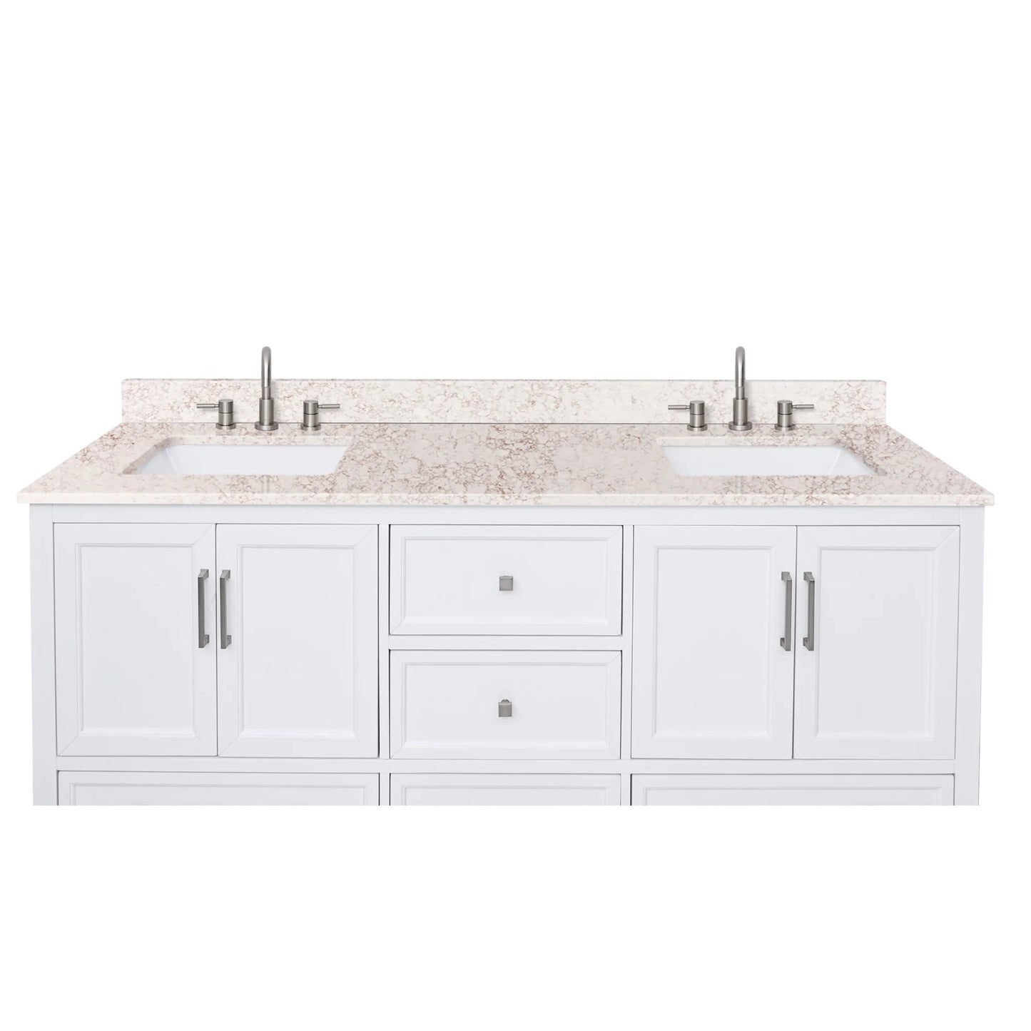 Alluring Beige Quartz Vanity Top