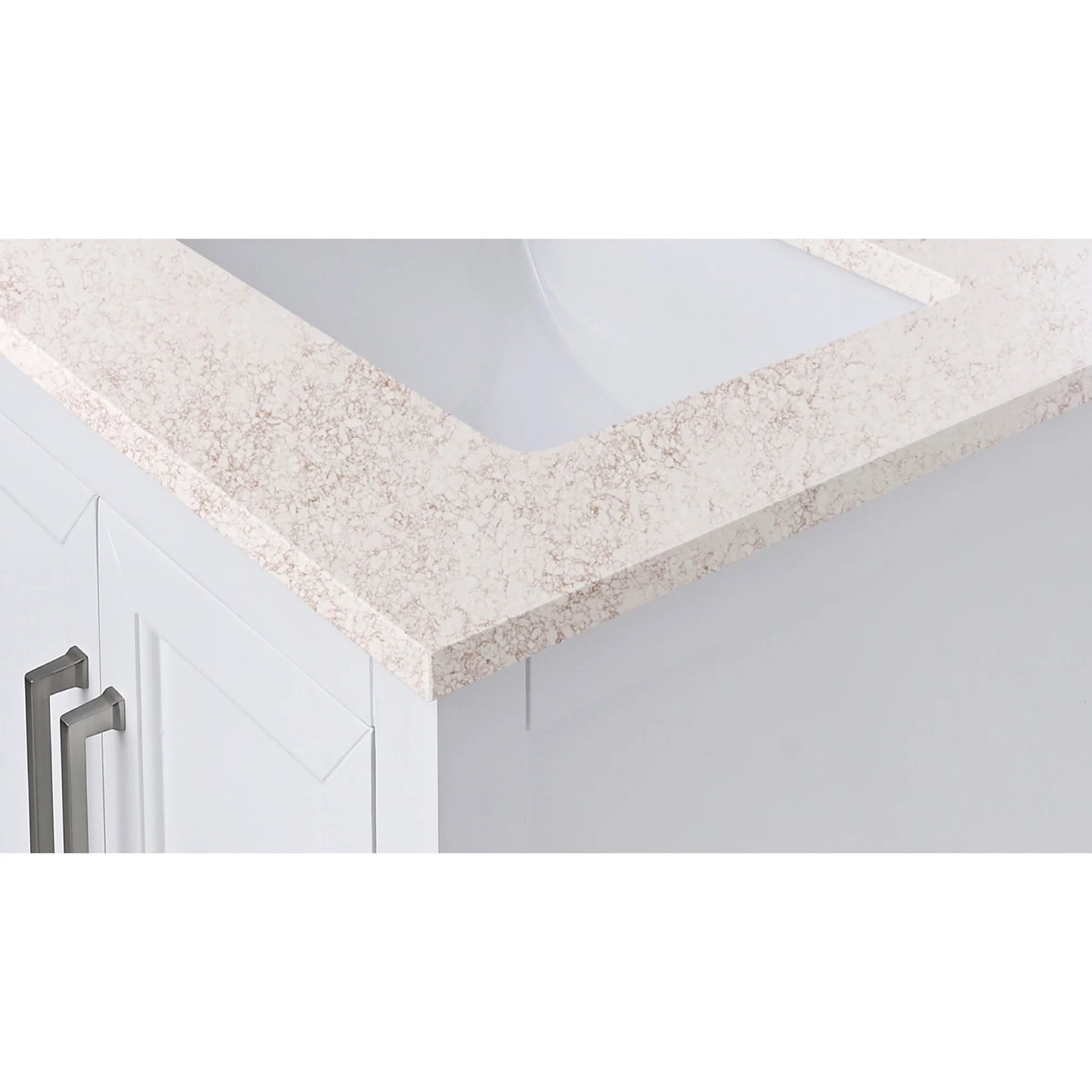 Alluring Beige Quartz Vanity Top