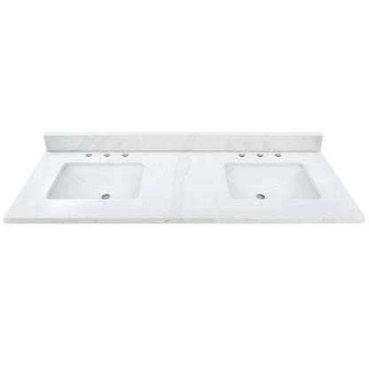 Calacatta White Quartz Vanity Top