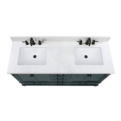 Calacatta White Quartz Vanity Top