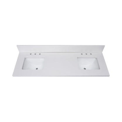 Everest White Quartz Vanity Top