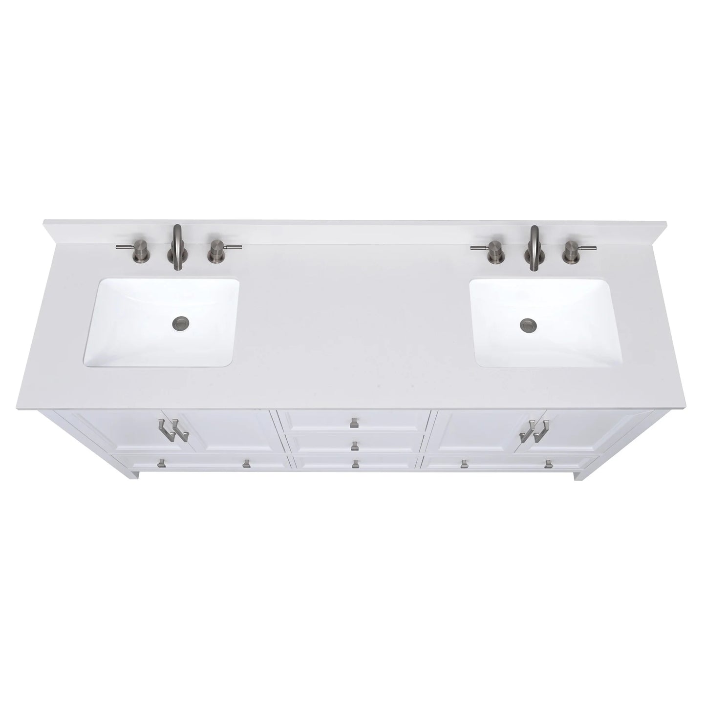 Everest White Quartz Vanity Top