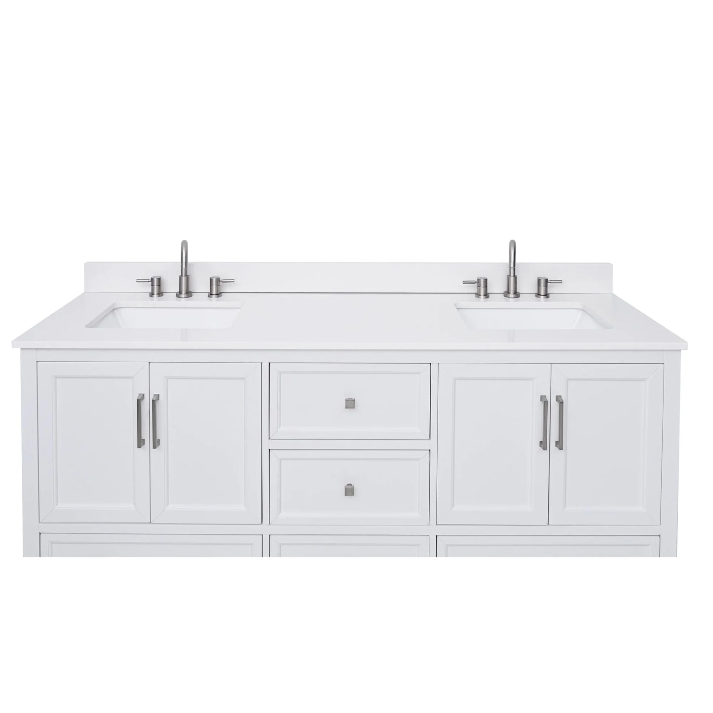 Everest White Quartz Vanity Top