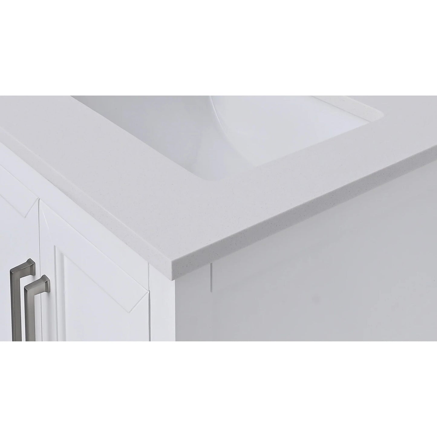 Everest White Quartz Vanity Top