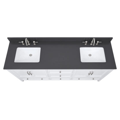 Ural Grey Quartz Vanity Top