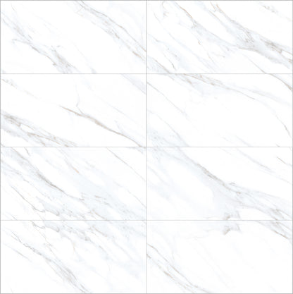 Marmol White Lotus Porcelain Tile