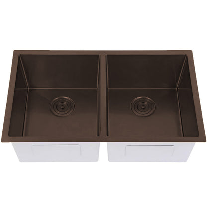 Kennedy 32" Stainless Steel Undermount Double Basin Kitchen Sink