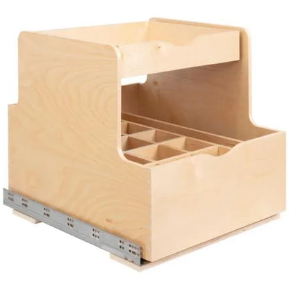 Palmer Wood Double Drawer Bottle Rollout