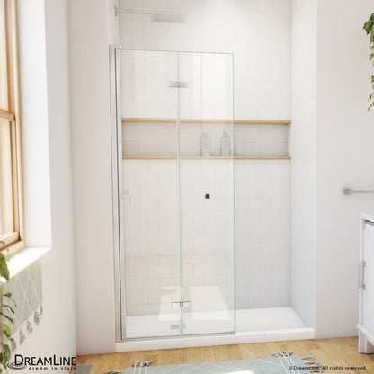 Aqua-Q Frameless Bi-Fold Shower Door