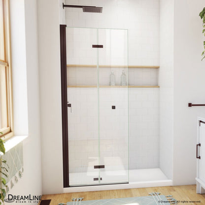 Aqua-Q Frameless Bi-Fold Shower Door