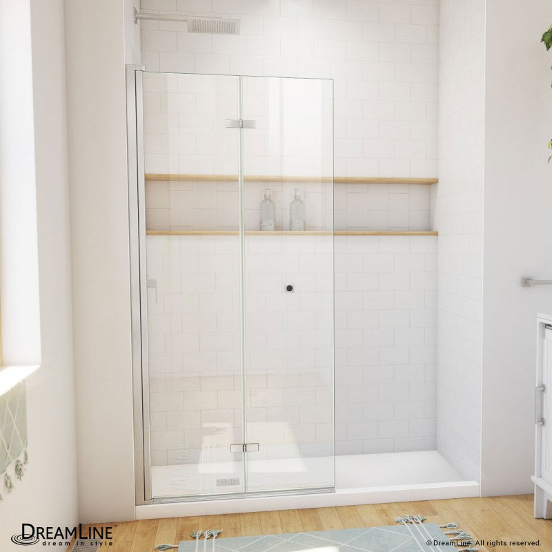 Aqua-Q Frameless Bi-Fold Shower Door