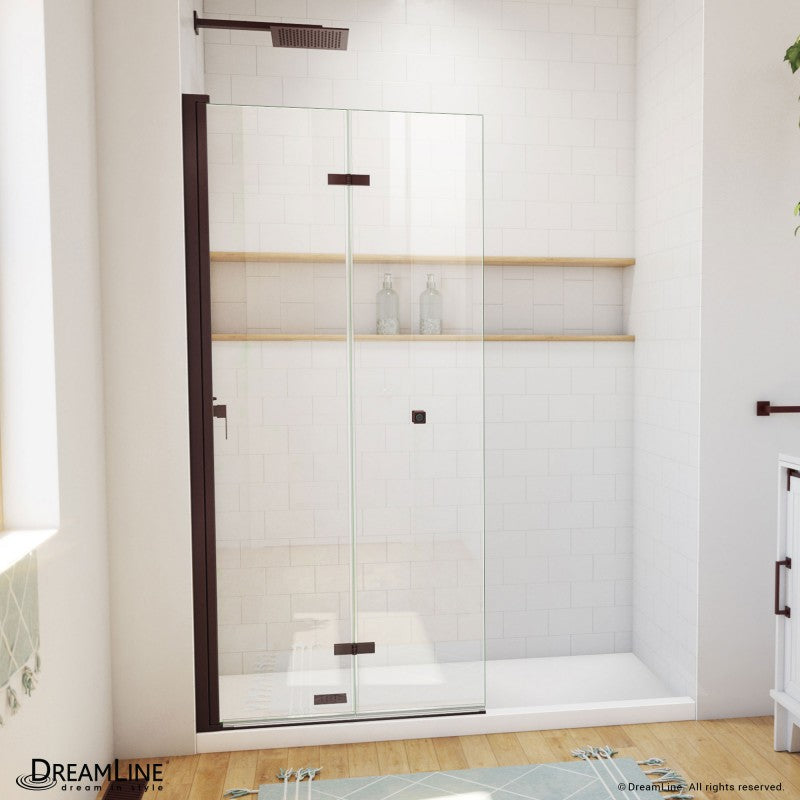 Aqua-Q Frameless Bi-Fold Shower Door
