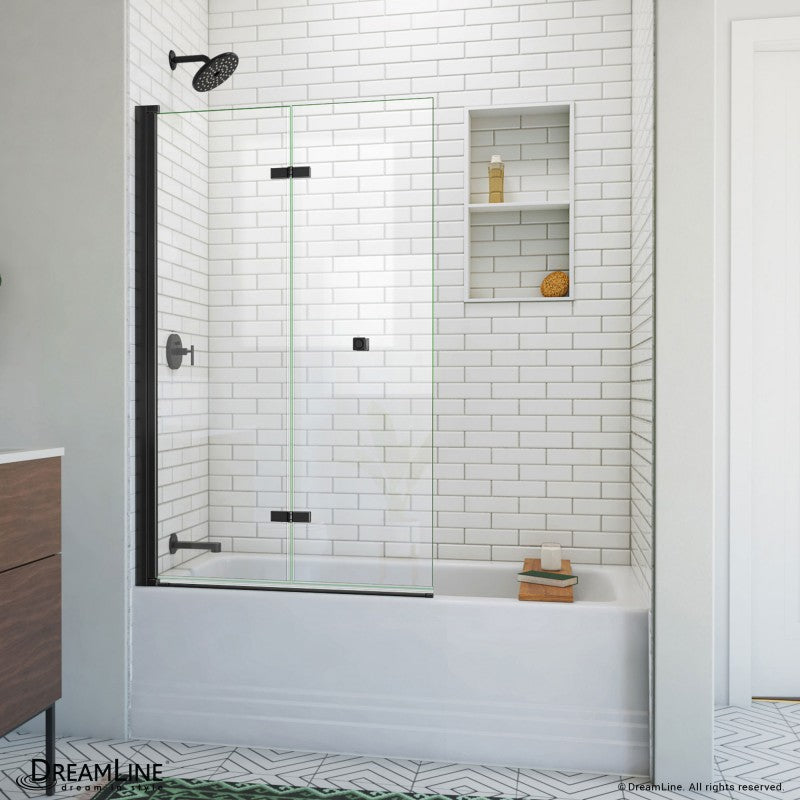 Aqua-Q Frameless Bi-Fold Shower Door