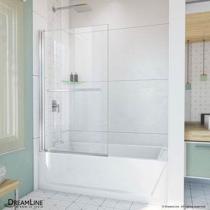 Aqua-Q Frameless Swing Shower Door