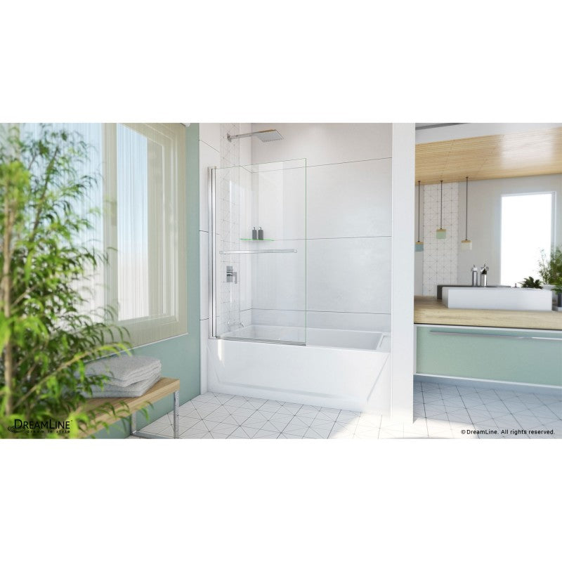 Aqua-Q Frameless Swing Shower Door