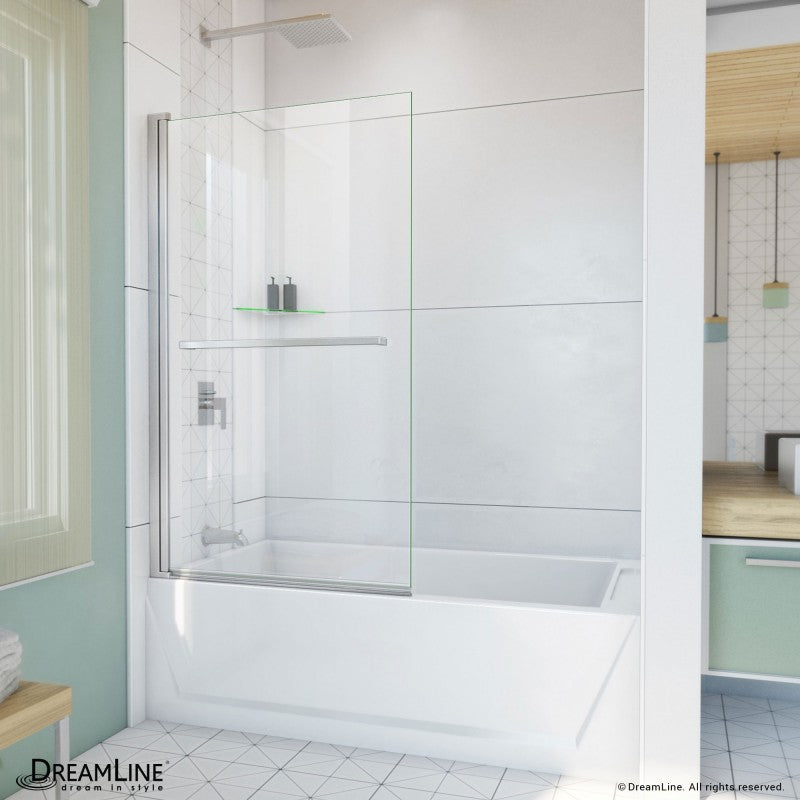 Aqua-Q Frameless Swing Shower Door