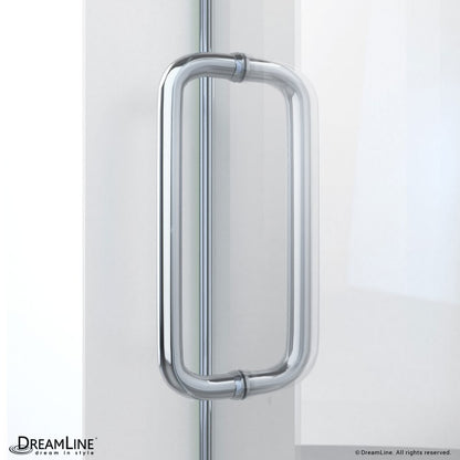 Enigma-CXO Frameless Single Sliding Shower Door with Towel Bar
