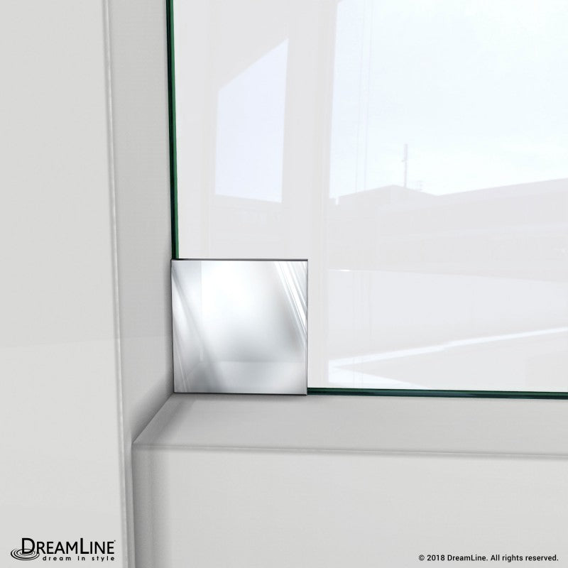 Enigma-CXO Frameless Single Sliding Shower Door with Towel Bar