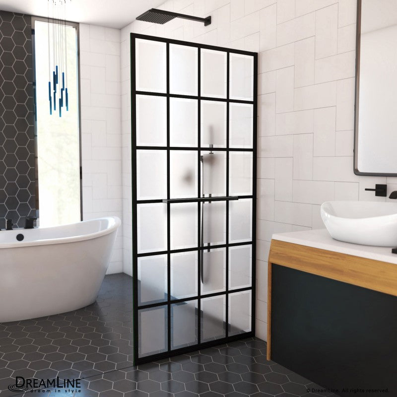 French Linea Stationary Shower Panel