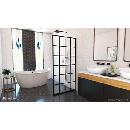 French Linea Stationary Shower Panel