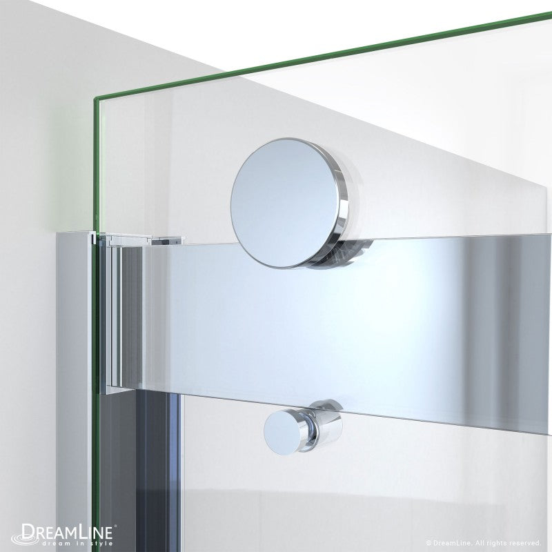 Sapphire-V Semi-Frameless Double Sliding Shower Door