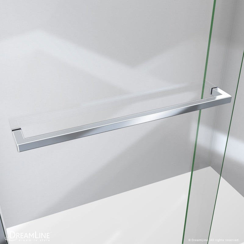 Sapphire-V Semi-Frameless Double Sliding Shower Door
