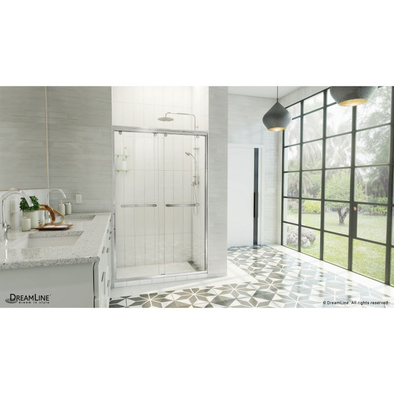 Charisma-X Frameless Double Sliding Shower Door