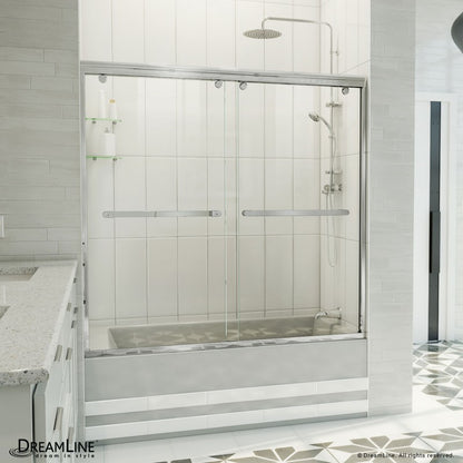 Charisma-X Frameless Double Sliding Shower Door