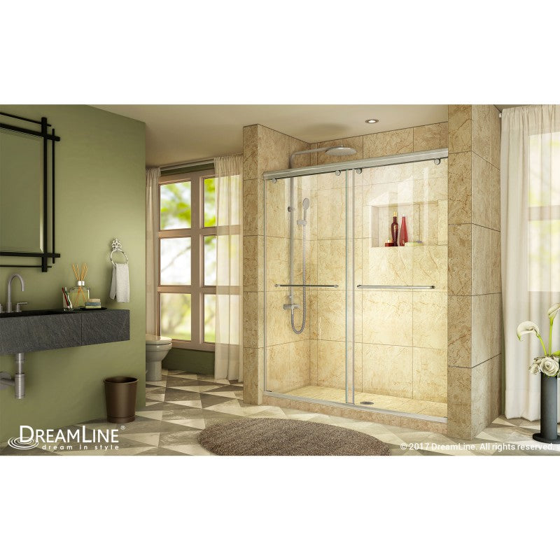 Charisma Frameless Double Sliding Shower Door