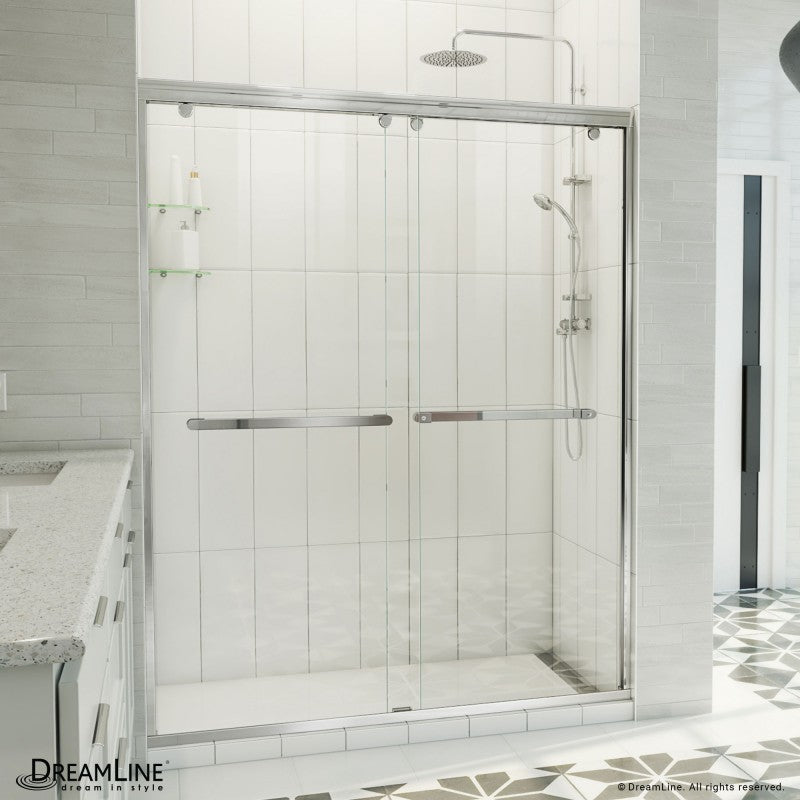 Charisma-X Frameless Double Sliding Shower Door