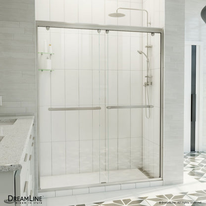 Charisma-X Frameless Double Sliding Shower Door